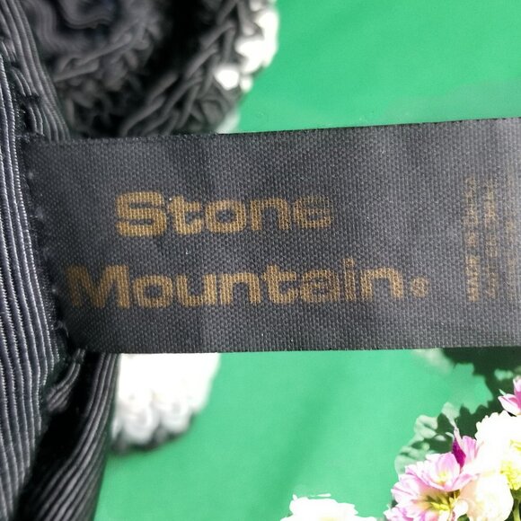 Stone Mountain Gray Striped Polyester Crossbody Purse Shoulder Bag 11392 - Picture 8 of 10